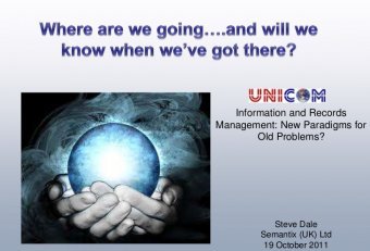 Information Management in Organisations